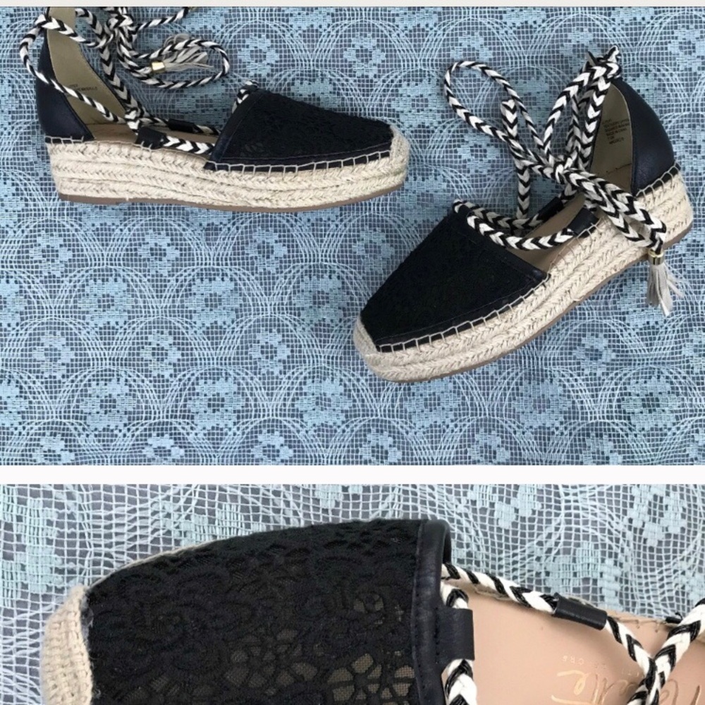Excellent, like-new Nanette Lepore espadrilles